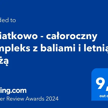 Kwiatkowo - Caloroczny Kompleks Domkow Z Baliami Будинок відпочинку Радкув